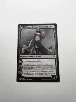 MTG Liliana, Heretical Healer // Liliana, Defiant Necromancer - Magic Origins - Image 1