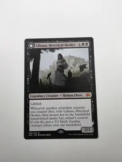 MTG Liliana, Heretical Healer // Liliana, Defiant Necromancer - Magic Origins - Image 2