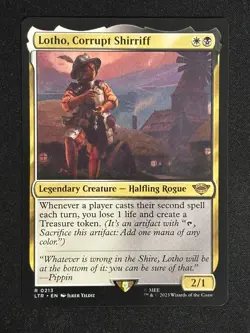 1x MTG Lotho, Corrupt Shirriff - Universes Beyond: The Lord of the Rings (LTR) - Image 1