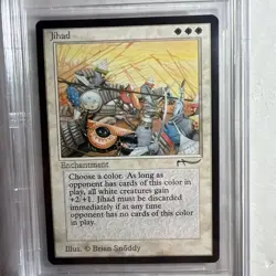 MTG Arabian Nights -Jihadd- BGS 9.5 Gem Mint (w/ 3 9.5 subs) -Banned- 1993 - Image 3
