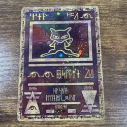 Pokemon Ancient Mew holo- Movie promo card 1999-2000 WOTC - Image 1