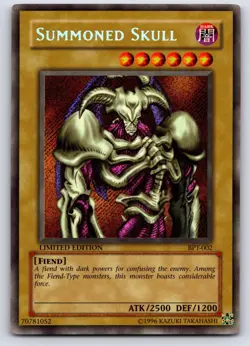 Yugioh Summoned Skull BPT-002 Secret Rare Limited Edition LP - Image 1