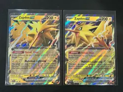 Zapdos ex SVP 049 Promo + 145/165 Double Rare Pokemon TCG SV: 151 NM - Image 1