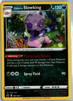 Pokemon Galarian Slowking (Cosmos Holo) Promo #098/198 - Image 1