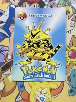 Pokemon Vintage Pocket Monsters Vending HOLO Prism Sticker 1998 Nintendo Japan - Image 2