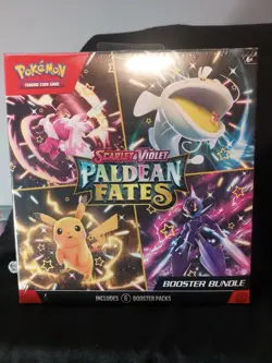 Paldean Fates FACTORY SEALED LOT - Pokemon TCG Booster Bundle & More - Image 5