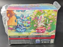 Pokemon Prismatic Evolutions Mini Tin Display (8 Mini Tins) 16 PACKS Each Sealed - Image 2