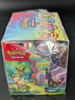 Pokemon Prismatic Evolutions Mini Tin Display (8 Mini Tins) 16 PACKS Each Sealed - Image 3