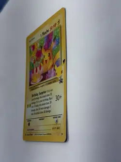 Pokemon TCG Pikachu 24 Promo Celebrations Birthday Pikachu Lightly Played - Image 2