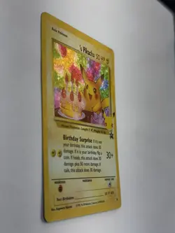 Pokemon TCG Pikachu 24 Promo Celebrations Birthday Pikachu Lightly Played - Image 3