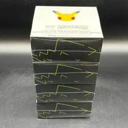 Lot of (4) Pokemon TCG Celebrations Elite Trainer Boxes ETB Sealed - Image 4