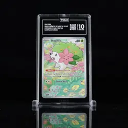 Pokemon TCG Destined Rivals Shaymin Illustration Rare 185/182 TAG 10 - Image 1