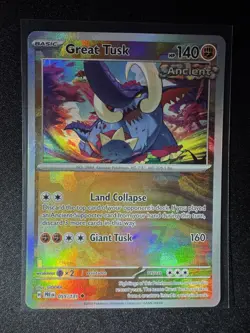 Pokemon TCG Great Tusk (Master Ball) 055/131 SV: Prismatic Evolutions NM - Image 1