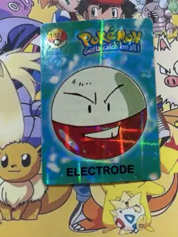 Pokemon Vintage Pocket Monsters Vending HOLO Prism Sticker 1998 Nintendo Japan - Image 1