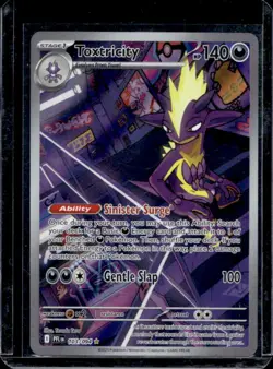 2025 Pokemon Phantasmal Flames Toxtricity Illustration Rare #103/094 - Image 1