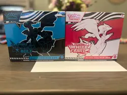 Pokemon Black Bolt and White Flare Elite Trainer Box ETB Set of 2 FACTORY SEALED - Image 1