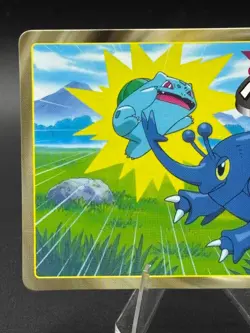 Heracross VS Bulbasaur No. 214 Topsun Top Battle EX Pokemon Card Japanese - Image 2