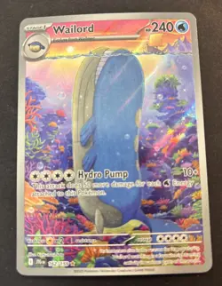 Pokemon TCG SV-Journey Together Wailord #162/159 Ill Rare Fresh out Of Package - Image 1