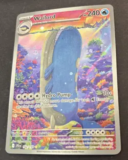 Pokemon TCG SV-Journey Together Wailord #162/159 Ill Rare Fresh out Of Package - Image 3