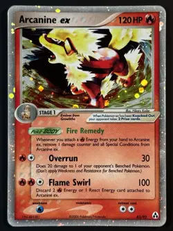 Pokemon Arcanine ex 83/92 Ultra Rare EX Legend Maker - HP - Image 1