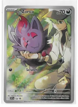 N's Zorua SVP 189 Black Star Promo Scarlet & Violet S&V Pokemon TCG NM - Image 1