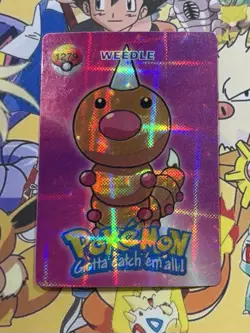 Pokemon Vintage Pocket Monsters Vending HOLO Prism Sticker 1998 Nintendo Japan - Image 1