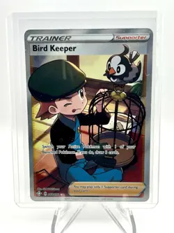 Pokemon Bird Keeper 066/072 Shining Fates Ultra Rare Full Art Holo NM - Image 1