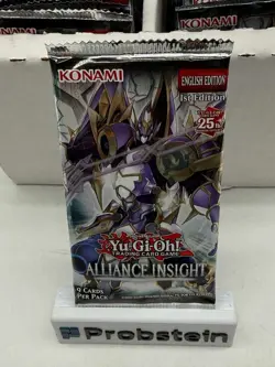 Lot of (205) Yu-Gi-Oh! TCG 1st Edition Alliance Insight Booster Packs SEALED EN - Image 2