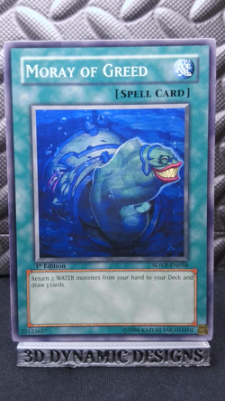 | Yugioh Moray of Greed SOVR-EN058 1st Edition Common Stardust Overdrive NM- | - Image 1