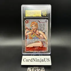 CGC 10 PRISTINE Nami Parallel OP01-016 R 25th Edition ONE PIECE Card Game 162 - Image 1