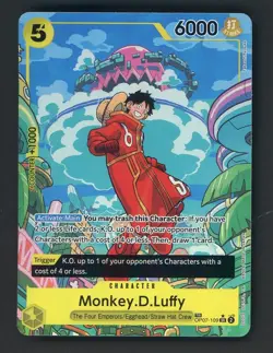 One Piece Monkey D Luffy OP07-109 Two Legends Alt Art Treasure Rare SR - Image 1