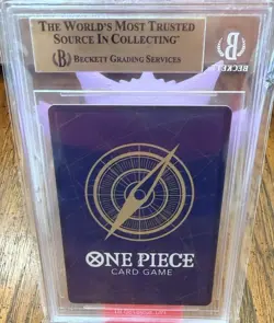 BGS 9.5 2025 One Piece ENG #119 MONKEY.D.LUFFY 3rd Anniversary Silver GEM MINT - Image 2