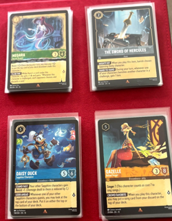 Disney Lorcana 1272 Card Lot 72 Rare Duplicates Triangle + 1200 Common UC - Image 5