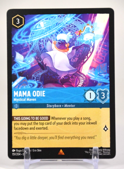 Disney Lorcana TCG Into the Inklands Mama Odie - Mystical Maven 151/204 Rare - Image 1