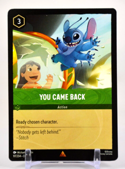 Disney Lorcana TCG Azurite Sea You Came Back 97/204 Rare Regular - Image 1