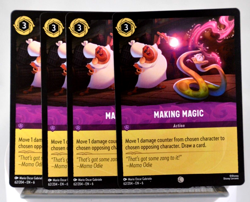 Disney Lorcana TCG Azurite Sea Making Magic 62/204 Common Regular x4 - Image 1