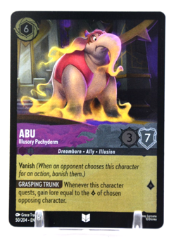 Disney Lorcana TCG Reign of Jafar Abu Illusory Pachyderm 50/204 Uncommon (Foil) - Image 1