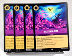 Disney Lorcana TCG Into the Inklands Bestow a Gift 60/204 Common x4 - Image 1