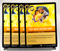 Disney Lorcana TCG Fabled Heal What Has Been Hurt 27/204 Common Regular x4 - Image 1