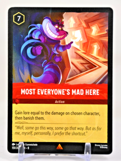 Disney Lorcana TCG Reign of Jafar Most Everyone's Mad Here 151/204 Rare Regular - Image 1