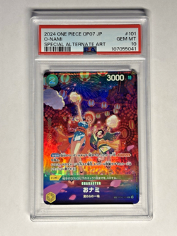 PSA 10 O-Nami OP06-101 SP 500 Years In The Future 2024 One Piece Card Japanese - Image 1