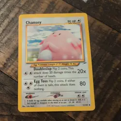 Chansey Uncommon Neo Destiny 31/105 NM Pokemon Card Vintage Wotc - Image 1