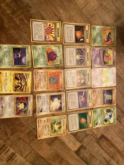 18 vintage japanese pokemon cards - Image 1