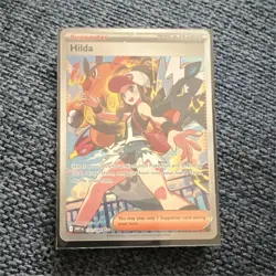 Pokemon TCG Hilda Full Art Trainer Card SV11W White Flare Holo 171/086 English - Image 1