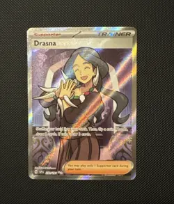 Pokemon TCG Drasna 231/191 2024 Surging Sparks Ultra Rare Card - M/NM - Image 1