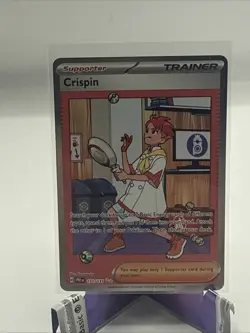 Pokemon TCG Crispin Trainer Prismatic Evolutions Card 171/131 Full Art - Image 1