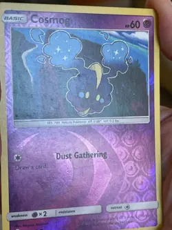 POKEMON COSMOG 64/149 COMMON REVERSE HOLOFOIL SUN & MOON BASE LP CARD - Image 3