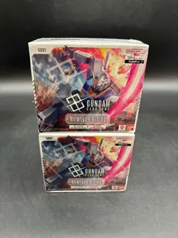 Lot of (2) Gundam Card Game English GD01 Newtype Rising Booster Box Sealed - Image 1