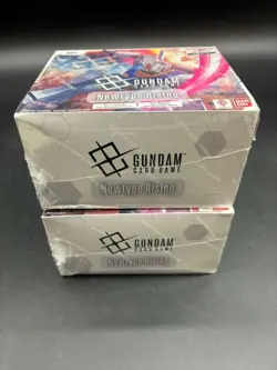 Lot of (2) Gundam Card Game English GD01 Newtype Rising Booster Box Sealed - Image 5