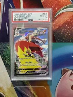 Pokemon Card Blaziken VMAX TG15/TG30 Silver Tempest Psa 10 Gem Mint One Owner - Image 1